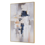 Waterfront Hand Painted Canvas, 49"W x 73"H