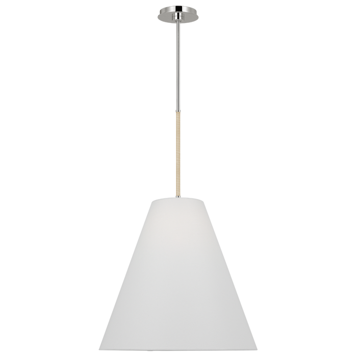 Remy Large Pendant, Polished Nickel