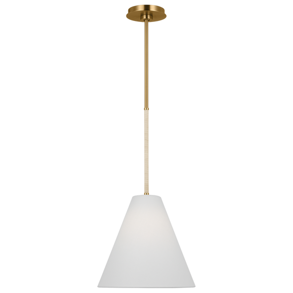 Remy Small Pendant, Burnished Brass
