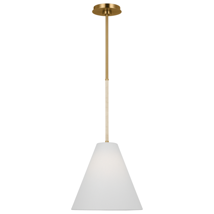 Remy Small Pendant, Burnished Brass