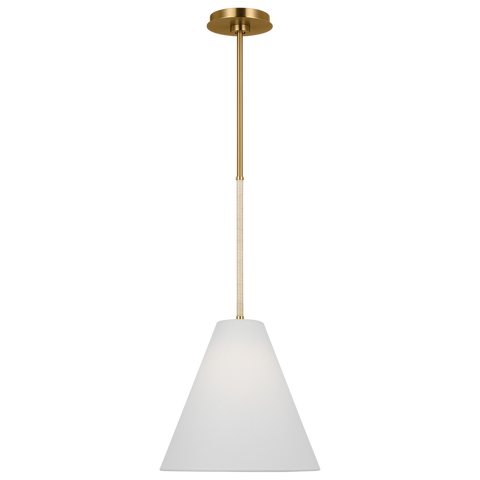 Remy Small Pendant, Burnished Brass