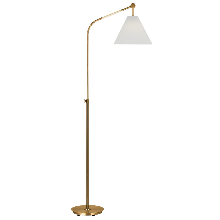 Remy Medium Task Floor Lamp, Polished Nickel