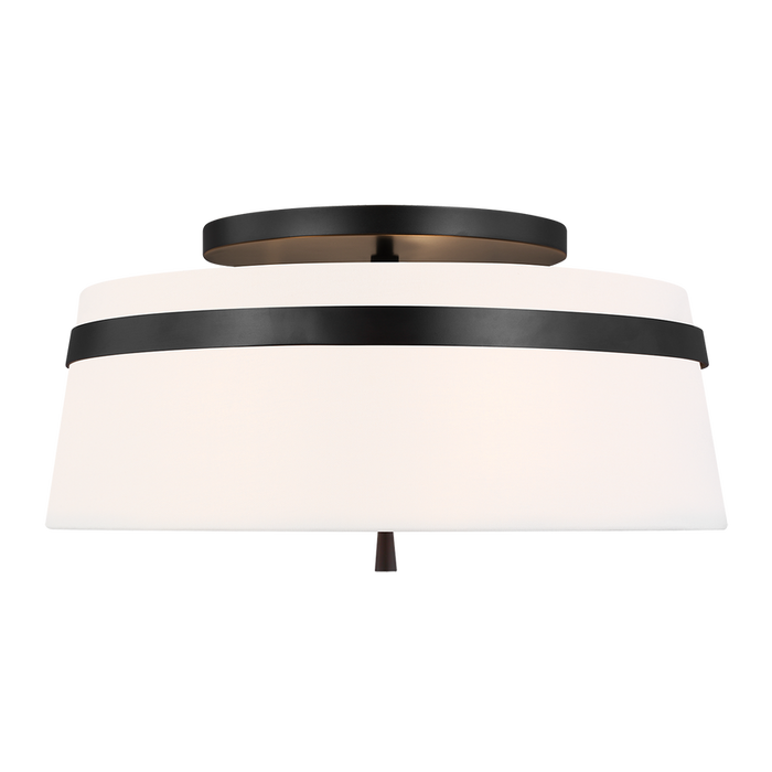 Cordtlandt Large Semi-Flush Mount, Aged Iron