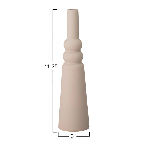 Stoneware Vase, Cream