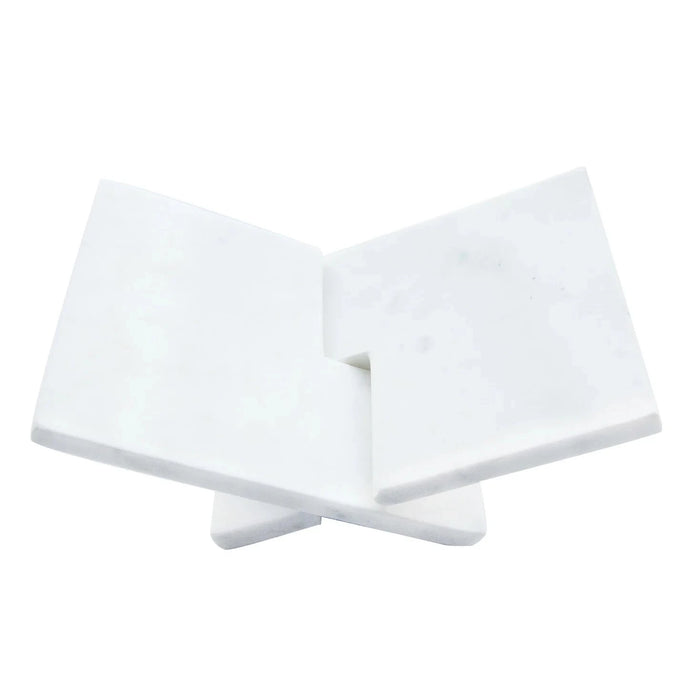 Interlocking Marble Book Holder