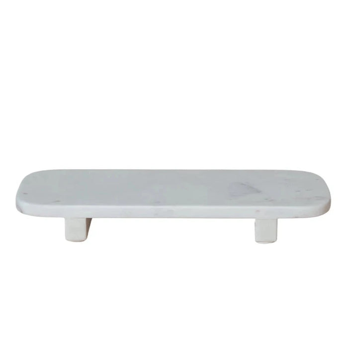 Marble Pedestal, White