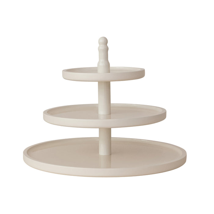 3-Tier Display Stand - White