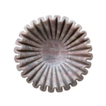 Marble Fluted Dish, Pink, 7"Dia