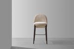 Ames Bar Chair, Smoked Oak/Gema/Arda Pearl