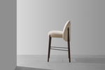 Ames Bar Chair, Smoked Oak/Gema/Arda Pearl