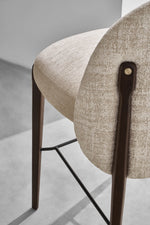 Ames Bar Chair, Smoked Oak/Gema/Arda Pearl