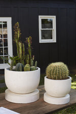 Archer Planter, Stone, 12.25" x 10.75"
