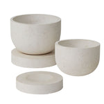 Archer Planter, Stone, 12.25" x 10.75"