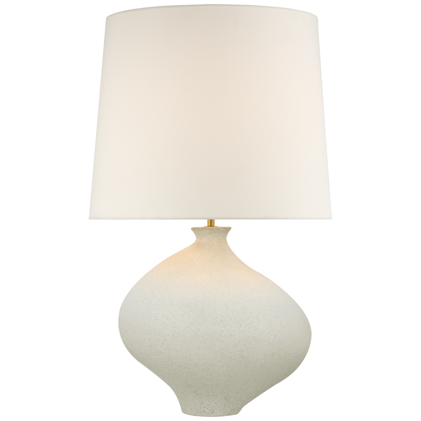 Celia Large Left Table Lamp, White