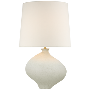 Celia Large Left Table Lamp, White