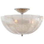 Rosehill Semi-Flush, Polished Nickel