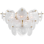Loire Large Tiered Flush Mount, Gild