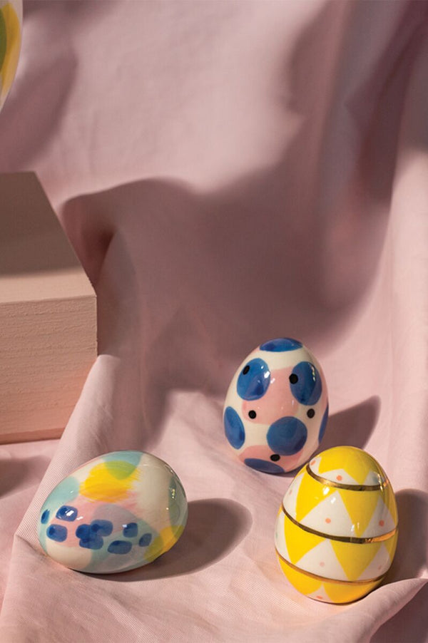 Artistic Eggs, Set of 4