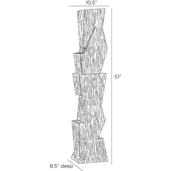Darnell Floor Sculpture, 51"H
