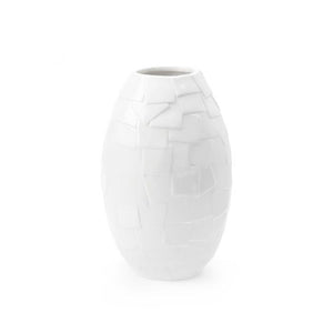 Apsis Vase, Blanc De Chine, 12"