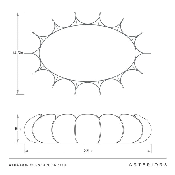 Morrison Centerpiece, 22"W