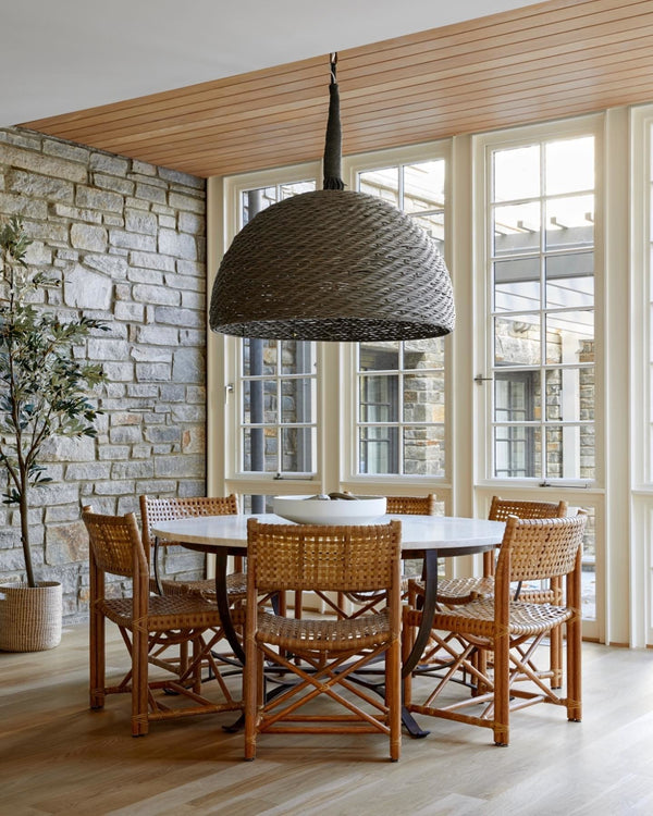 Wisteria Oversized Pendant Grey