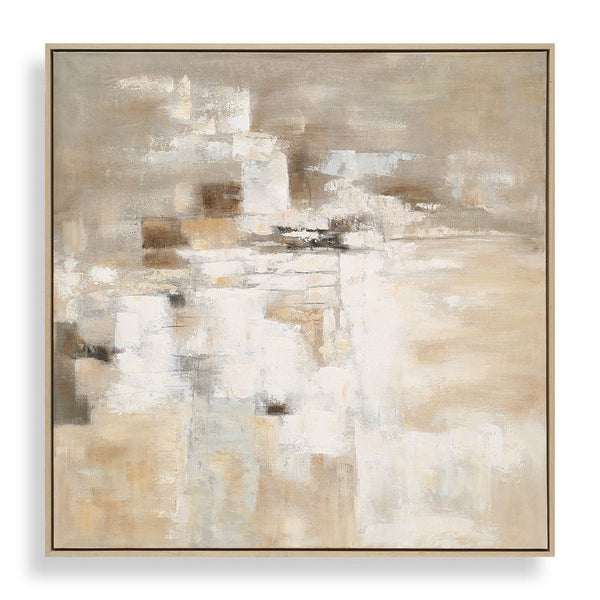 Time to Time Hand Painted Canvas, 50"W x 50"H x 2"D