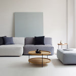 Humla End Table, Light Oak, 18.9"Dia x 22"H