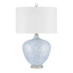 Tinney Blue Table Lamp, 26.25"H
