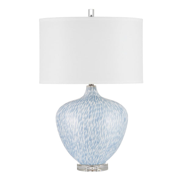 Tinney Blue Table Lamp, 26.25"H