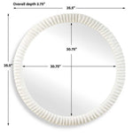 Akiko Round Mirror, 36"Dia