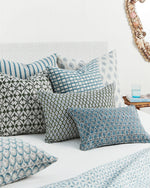 Scopello Mineral Linen Cushion, 12" x 18"