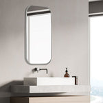 Taft Mirror - Polished Nickel, 21"W x 41"H x 1"D