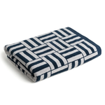 Willis Pool Towel, Obsidian & Stone