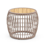 Barcelona Side Table, 27.17"Dia x 21.65"H