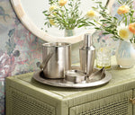 Winsford Matte Hammered Pewter Coasters, S/6