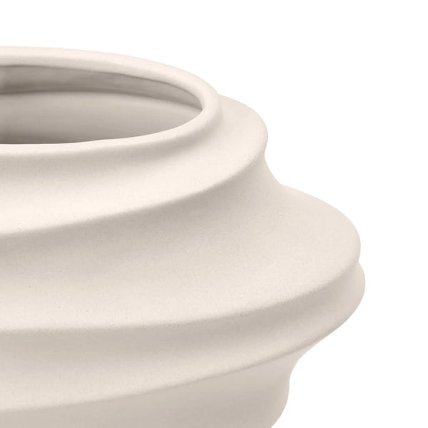 Nazra Wide Vase, 8"H