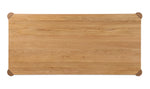 Post Small Dining Table - Natural Oak, 76" W x 36" D
