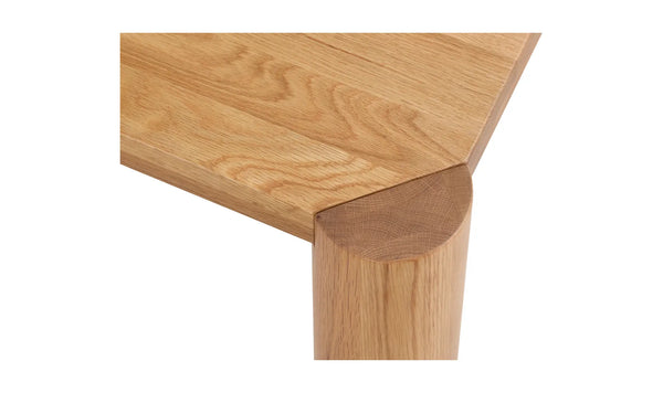 Post Small Dining Table - Natural Oak, 76" W x 36" D