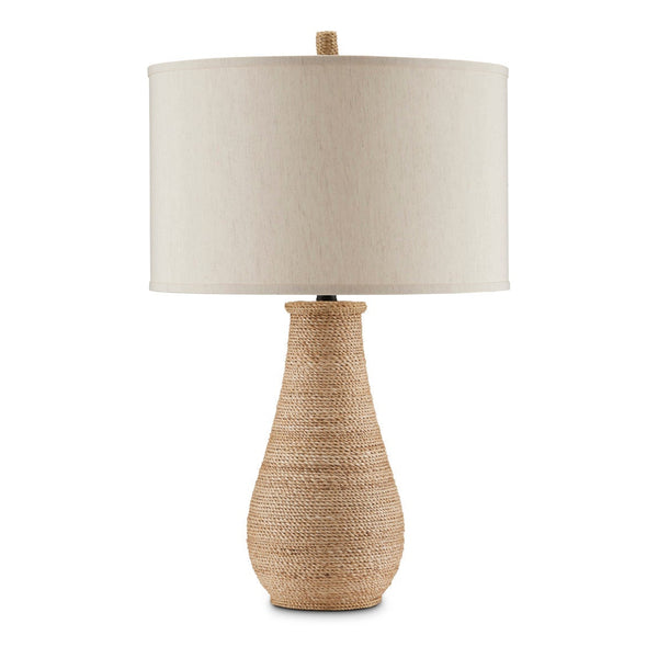 Joppa Table Lamp, Natural Abaca, 28.5"H