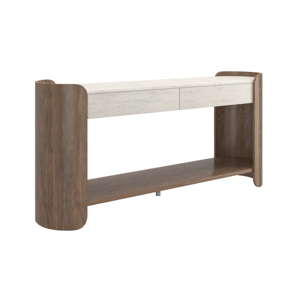 Fleur Console Table, 66.75"W x 16"D x 31"H