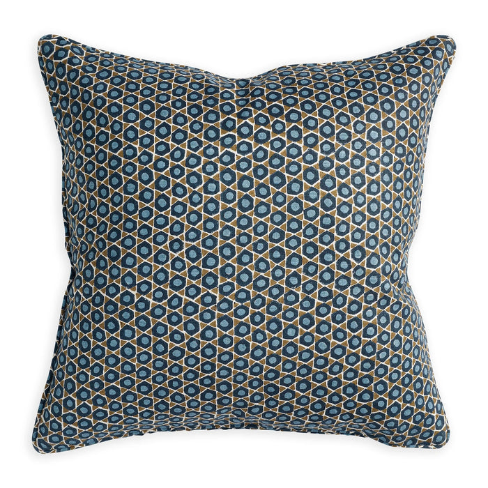 Bejmat Tobacco Linen Cushion, 20" x 20"