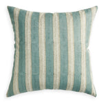 Berber Celadon Moss Linen Cushion, 22" x 22"