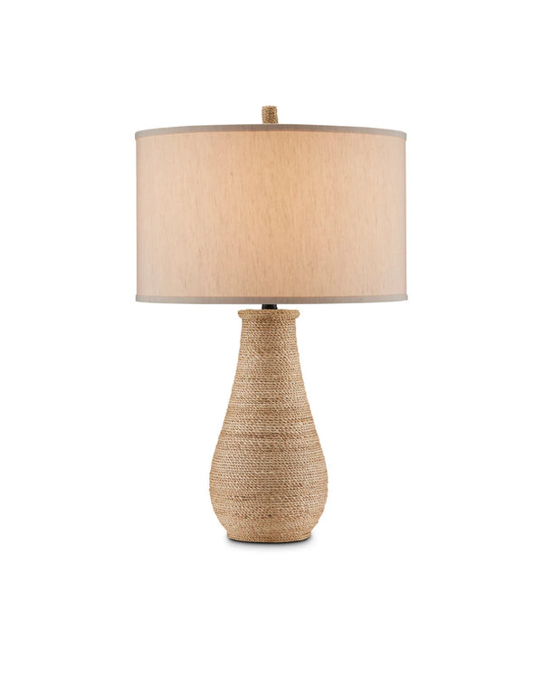 Joppa Table Lamp, Natural Abaca, 28.5"H