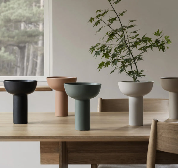 Miyabi Ceramic Vase, Green