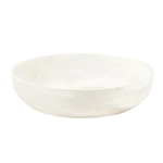 Hugo Serving Bowl - White Swirled, 13.5"Dia