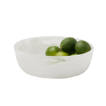 Hugo Serving Bowl - White Swirled, 10"Dia
