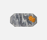 Aila Gray Marble Serving Tray, 14"W