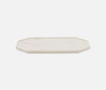Aila White Marble Serving Tray, 14"W