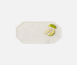 Aila White Marble Serving Tray, 14"W